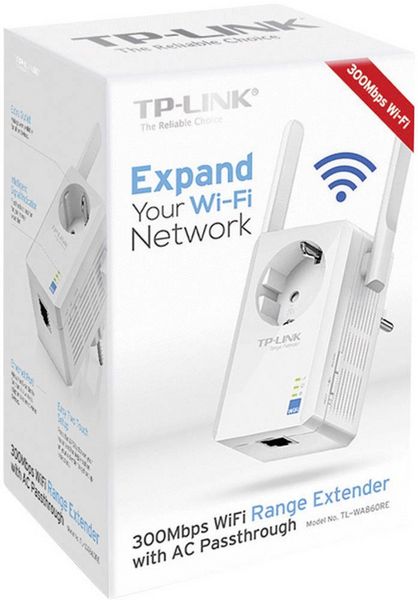 Produktbild: TP-LINK WLAN Repeater TL-WA860RE TL-WA860RE 300 MBit/s