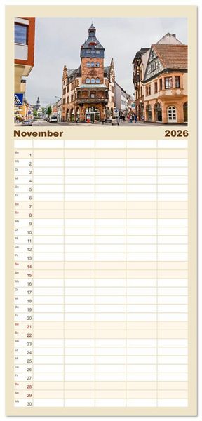 Produktbild: Familienplaner 2026 - Worms - historisch und sagenhaft mit 5 Spalten (Wandkalender, 21 x 45 cm) CALVENDO