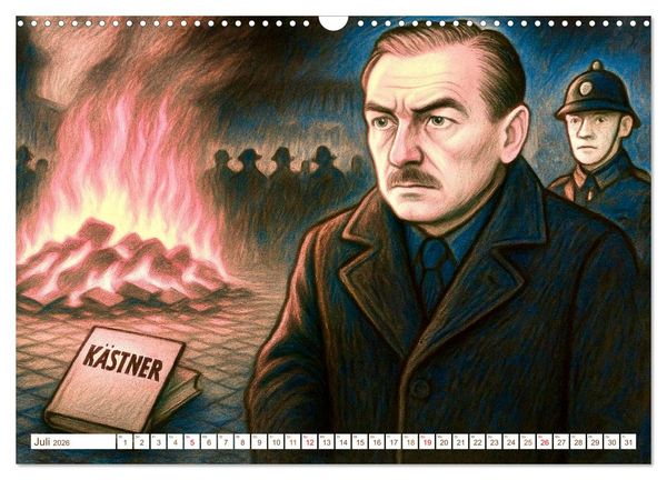 Produktbild: Erich K&auml;stner (Wandkalender 2026 DIN A3 quer), CALVENDO Monatskalender