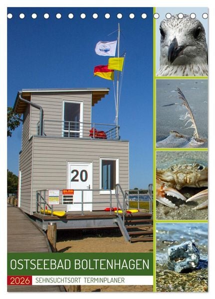 Produktbild: Sehnsuchtsort Ostseebad Boltenhagen (Tischkalender 2026 DIN A5 hoch), CALVENDO Monatskalender