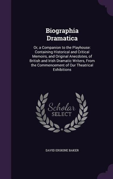 Produktbild: Biographia Dramatica