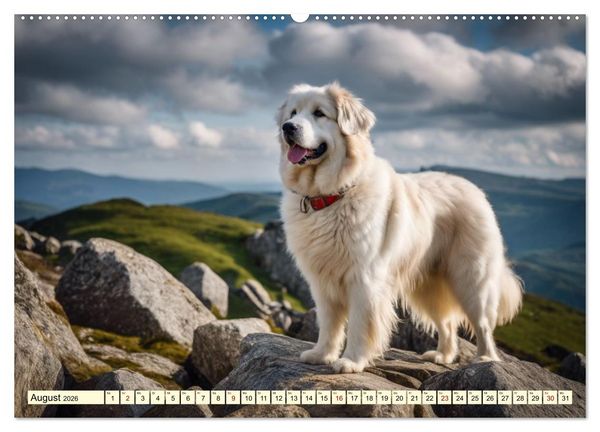 Produktbild: Giganten der Hundwelt (Wandkalender 2026 DIN A2 quer), CALVENDO Monatskalender
