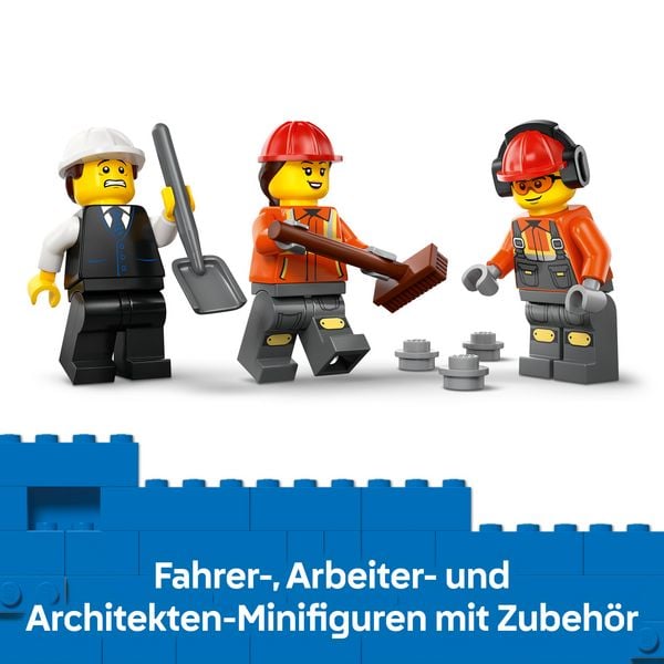 Produktbild: LEGO City 60478 Betonmischer, Spielzeug mit 3 Minifiguren f&uuml;r Kinder