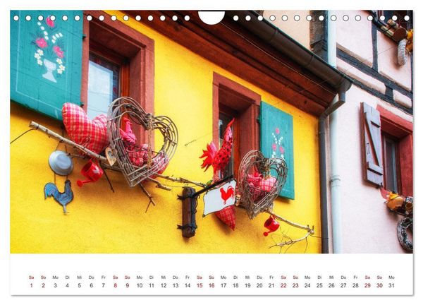 Produktbild: Eguisheim - M&auml;rchendorf im Elsass (Wandkalender 2026 DIN A4 quer), CALVENDO Monatskalender
