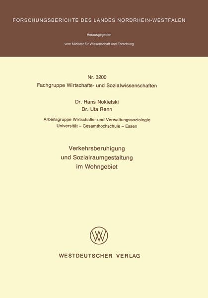 Produktbild: Verkehrsberuhigung und Sozialraumgestaltung im Wohngebiet