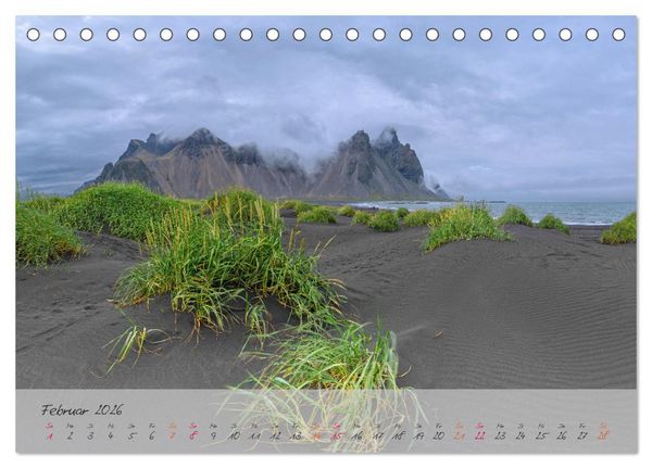 Produktbild: Naturwunder in Island (Tischkalender 2026 DIN A5 quer), CALVENDO Monatskalender