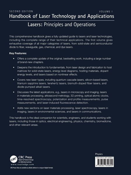 Produktbild: Handbook of Laser Technology and Applications