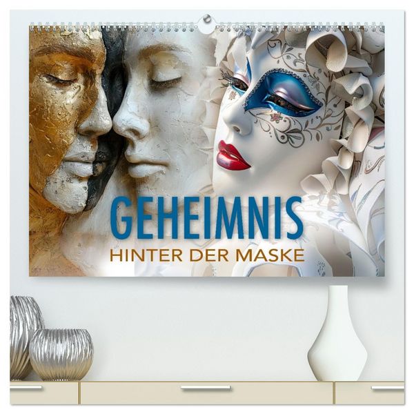 Produktbild: Geheimnis hinter der Maske (hochwertiger Premium Wandkalender 2027 DIN A2 quer), Kunstdruck in Hochglanz