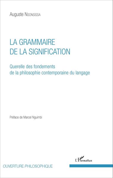 Produktbild: La Grammaire de la signification