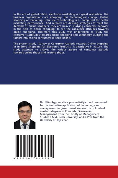 Produktbild: Consumer Attitude towards Online versus In-Store Shopping in Delhi NCR