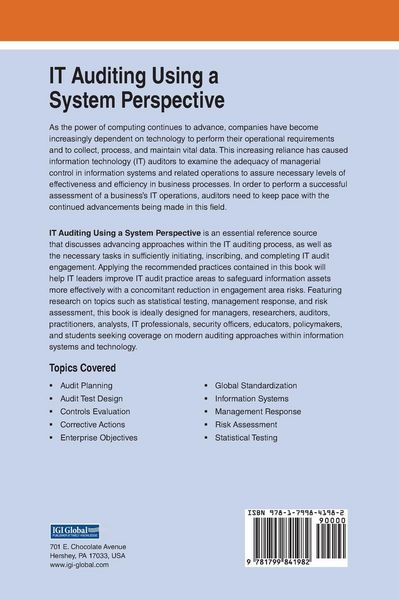 Produktbild: IT Auditing Using a System Perspective