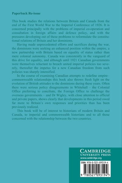 Produktbild: Canada and the Transition to Commonwealth