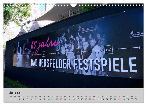 Bad Hersfeld Inside (Wandkalender 2025 DIN A3 quer), CALVENDO Monatskalender