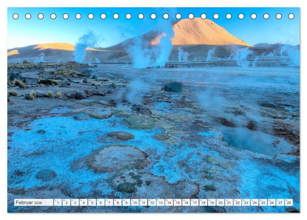 Produktbild: Magie dieses S&uuml;damerikanischen Landes, Chile (Tischkalender 2026 DIN A5 quer), CALVENDO Monatskalender