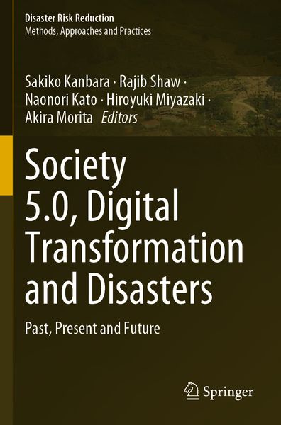 Produktbild: Society 5.0, Digital Transformation and Disasters