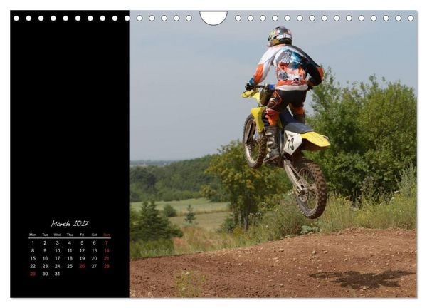 Produktbild: Motocross - MX UK-Version (Wall Calendar 2027 DIN A4 landscape), CALVENDO 12 Month Wall Calendar