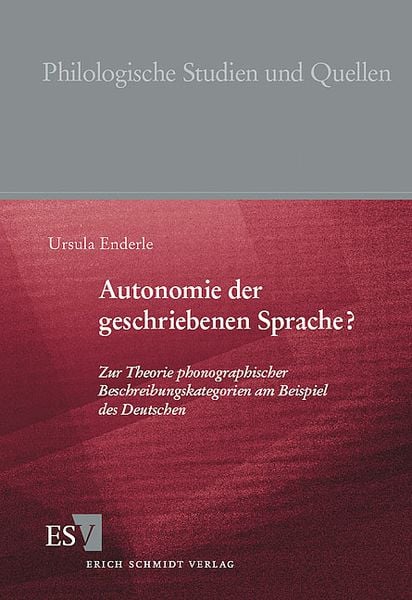 Produktbild: Autonomie der geschriebenen Sprache?