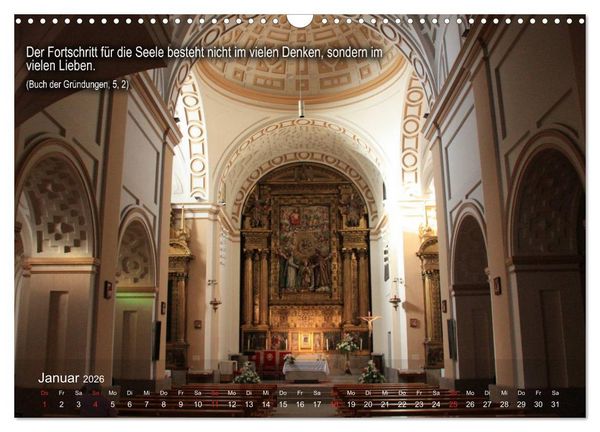 Produktbild: Auf den Spuren der Heilige Teresa von Avila (Wandkalender 2026 DIN A3 quer), CALVENDO Monatskalender