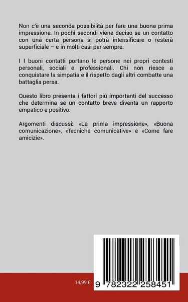 Produktbild: Conquistare la Simpatia in 60 Secondi