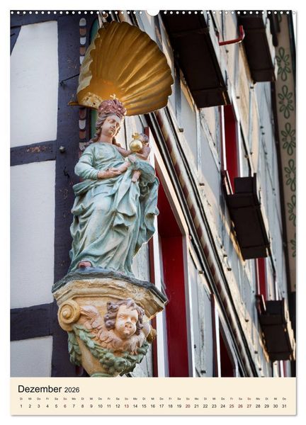 Produktbild: AHRWEILER - ALTSTADTIMPRESSIONEN (Wandkalender 2026 DIN A2 hoch), CALVENDO Monatskalender