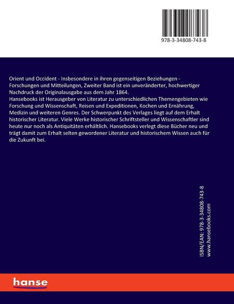 Produktbild: Orient und Occident