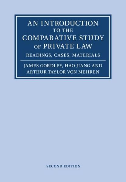 Produktbild: Introduction to the Comparative Study of Private Law