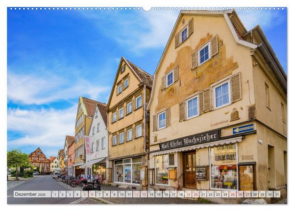 Produktbild: Bad Mergentheim Impressionen (Wandkalender 2026 DIN A2 quer), CALVENDO Monatskalender