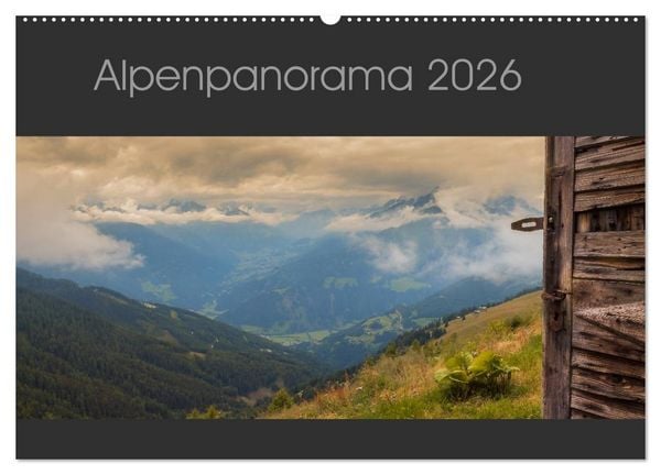 Produktbild: Alpenpanorama 2026 (Wandkalender 2026 DIN A2 quer), CALVENDO Monatskalender