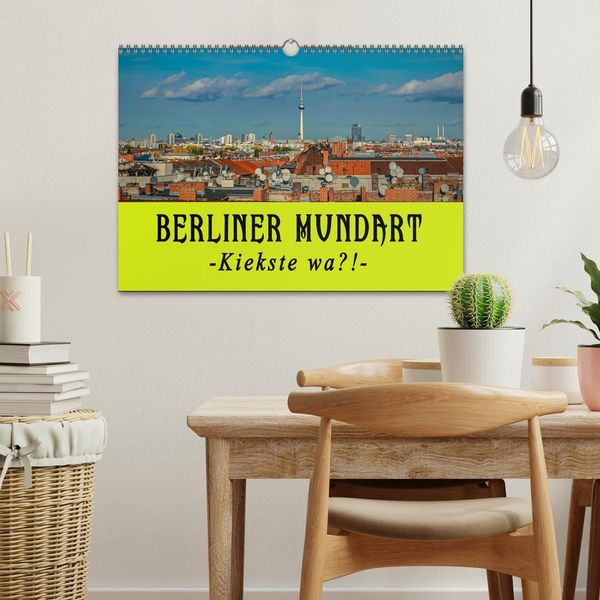 Produktbild: Berliner Mundart (Wandkalender 2026 DIN A3 quer), CALVENDO Monatskalender