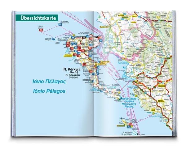 Produktbild: KOMPASS Wanderf&uuml;hrer Korfu mit Paxos und den Diapontischen Inseln, 40 Touren mit Extra-Tourenkarte