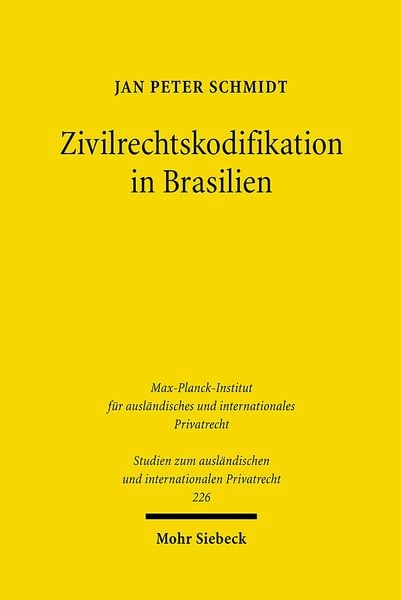 Produktbild: Zivilrechtskodifikation in Brasilien