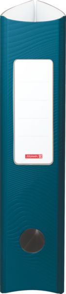 Produktbild: Brunnen Ordner &bdquo;WAVE&ldquo; Colour Code &brvbar; A4, 70 mm, Hebelmechanik mit gummiertem Griff, denim