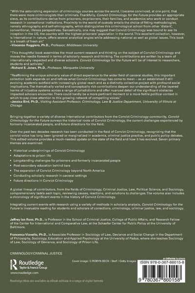 Produktbild: Convict Criminology for the Future