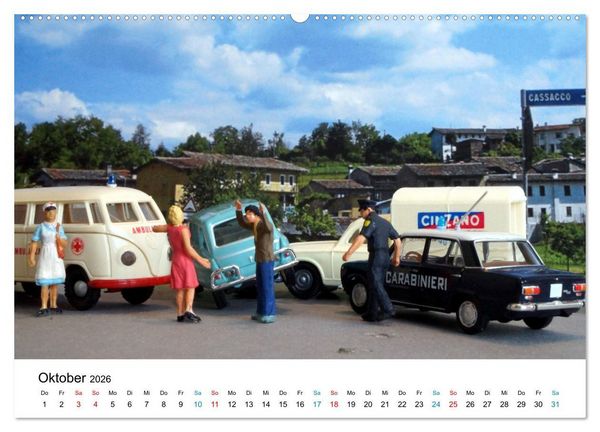 Produktbild: Polizeimodelle im Einsatz (Wandkalender 2026 DIN A2 quer), CALVENDO Monatskalender