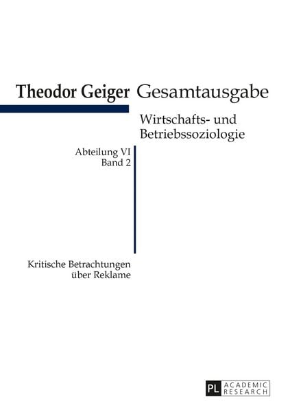 Kritische Betrachtungen über Reklame, Taschenbuch von Klaus Rodax, Peter Lang GmbH, Internationaler Verlag der Wissenschaften, 9783631648193
