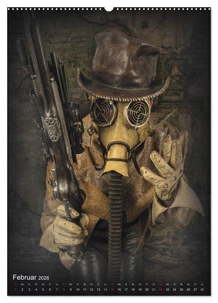 Produktbild: Steampunk Artwork (hochwertiger Premium Wandkalender 2026 DIN A2 hoch), Kunstdruck in Hochglanz