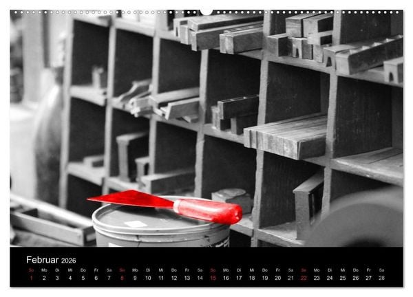 Produktbild: Blickfang in Rot (Wandkalender 2026 DIN A2 quer), CALVENDO Monatskalender