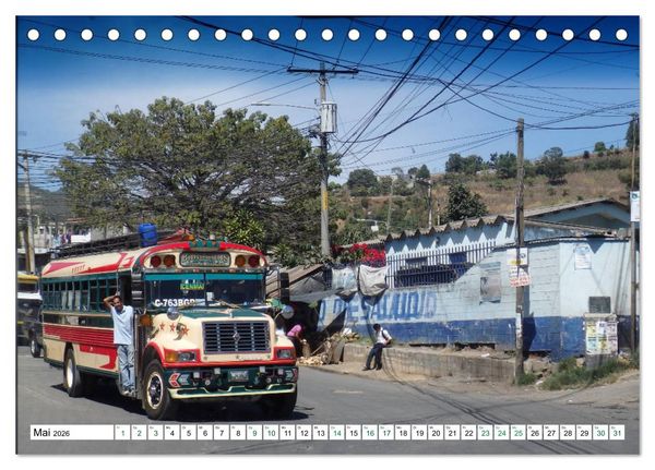 Produktbild: Guatemala - Buntes Herz der Mayas in Zentralamerika (Tischkalender 2026 DIN A5 quer), CALVENDO Monatskalender