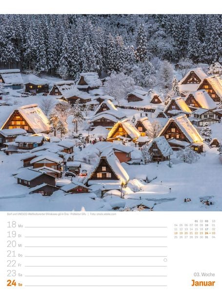 Produktbild: Japan Wochenplaner Kalender 2027 | Das Land der aufgehenden Sonne