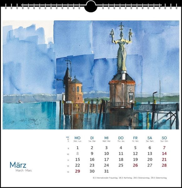 Produktbild: Bodensee Aquarell 2027
