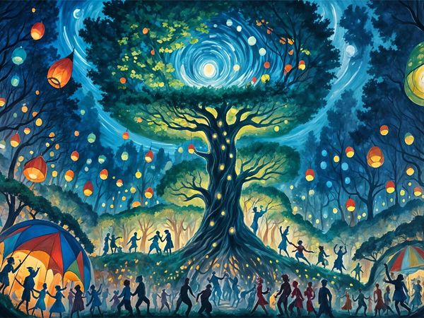 Produktbild: CALVENDO Puzzle Neujahrsfeier | 1000 Teile Lege-Gr&ouml;&szlig;e 64x48cm Foto-Puzzle f&uuml;r gl&uuml;ckliche Stunden
