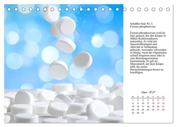 Produktbild: Die Kraft der Mineralbalance (Tischkalender 2027 DIN A5 quer), CALVENDO Monatskalender