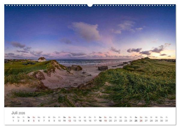 Produktbild: D&auml;nemark - Land im Licht (Wandkalender 2026 DIN A2 quer), CALVENDO Monatskalender