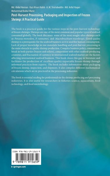 Produktbild: Post-Harvest Processing, Packaging and Inspection of Frozen Shrimp: A Practical Guide