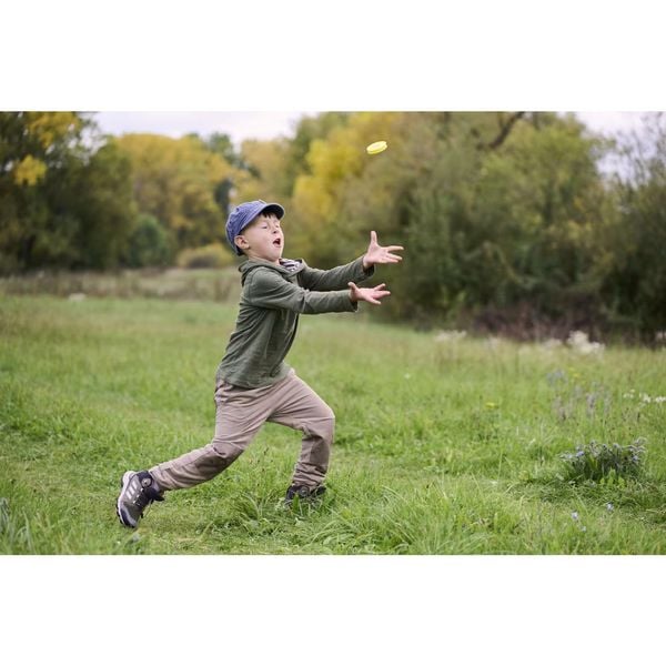 Produktbild: HABA 2013974001 - Terra Kids, Catch Me! Pocket-Frisbee/Mini-Frisbee, blau/gelb, 2er-Set, Adventure to go/No.12