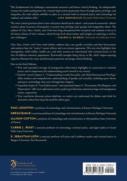 Produktbild: Class, Race, Gender, and Crime