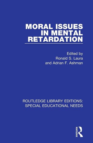 Produktbild: Moral Issues in Mental Retardation