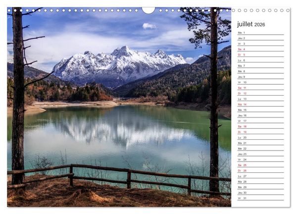 Produktbild: Balade au c&oelig;ur des Dolomites (Calendrier mural 2026 DIN A3 vertical), CALVENDO calendrier mensuel