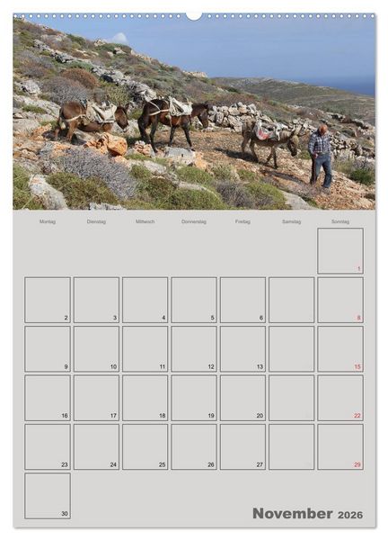 Produktbild: Kykladen, Perlen der &Auml;g&auml;is (Wandkalender 2026 DIN A2 hoch), CALVENDO Monatskalender