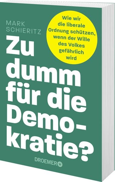 Produktbild: Zu dumm f&uuml;r die Demokratie?